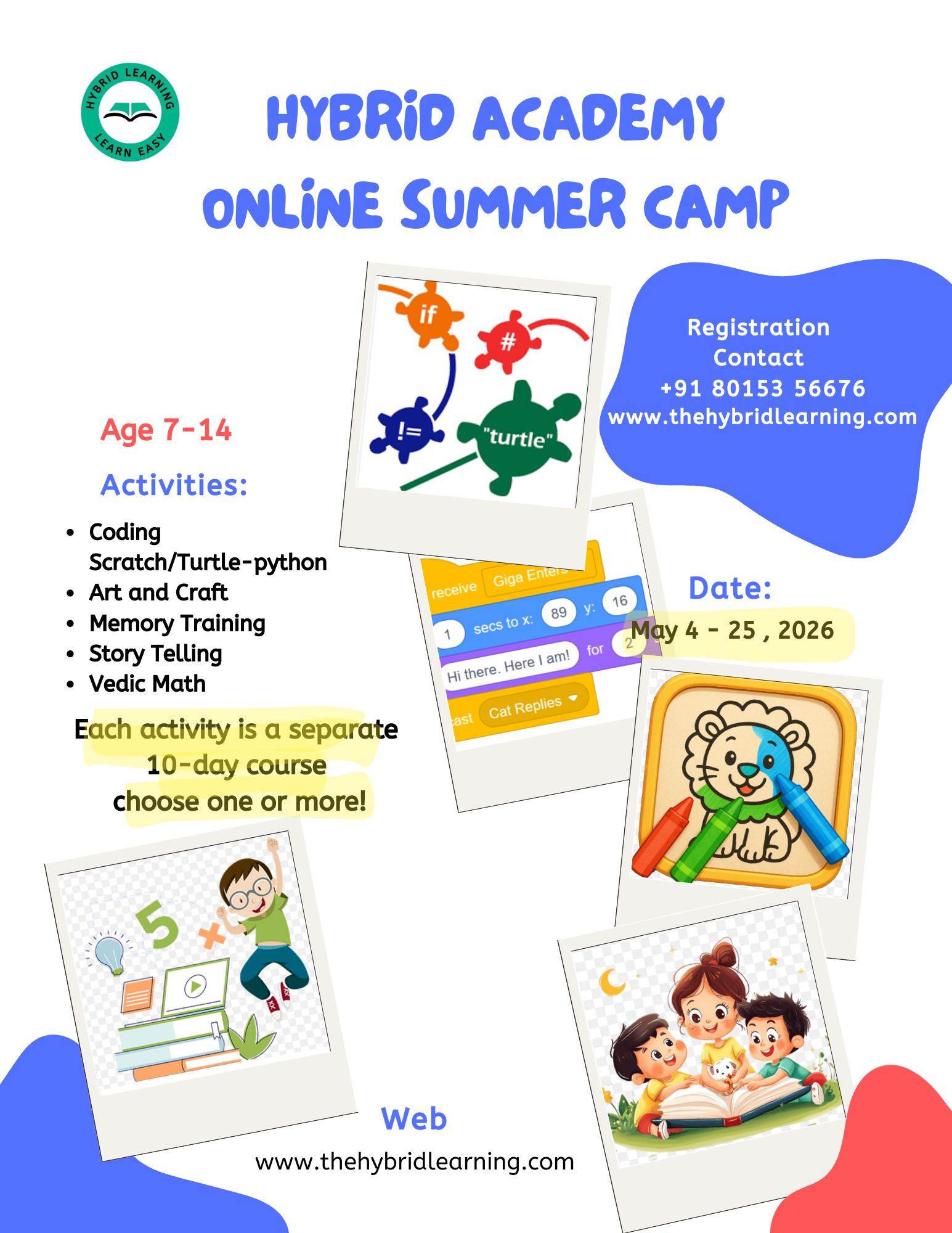 Summer Camp 2026 Flyer